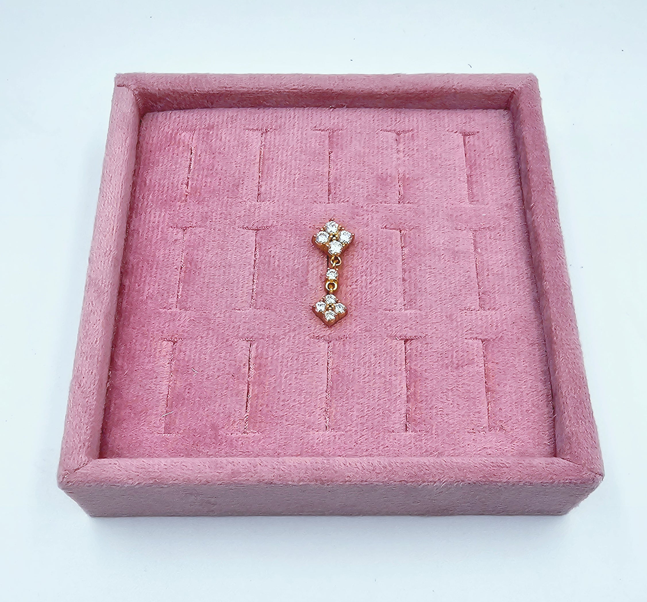 Piercing per Ombelico Strass pendenti