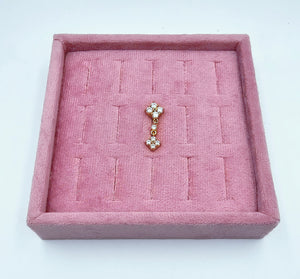 Piercing per Ombelico Strass pendenti