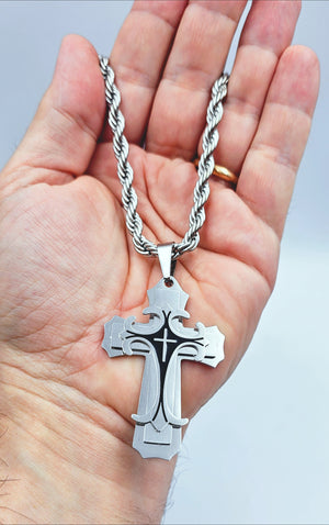 Collana Uomo con Croce