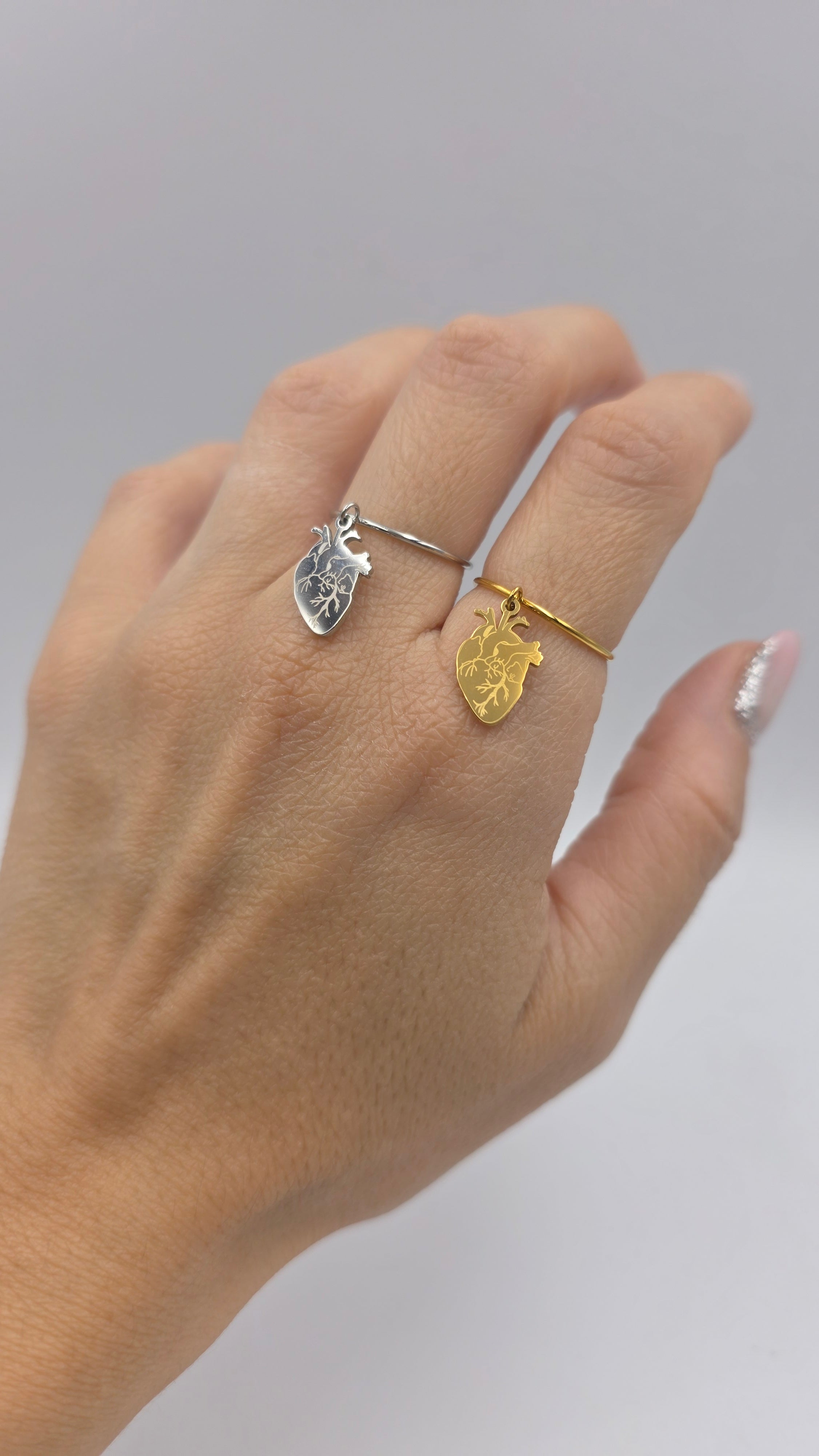 Anello Cuore Anatomico