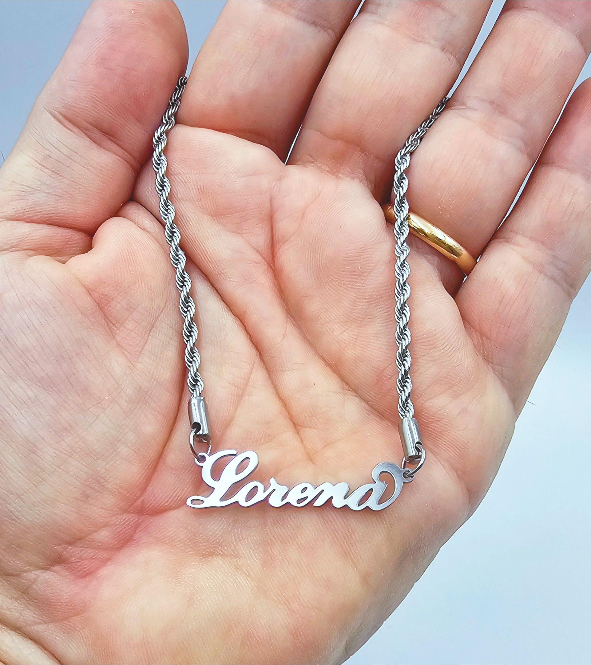 Collana con Nome Acciaio