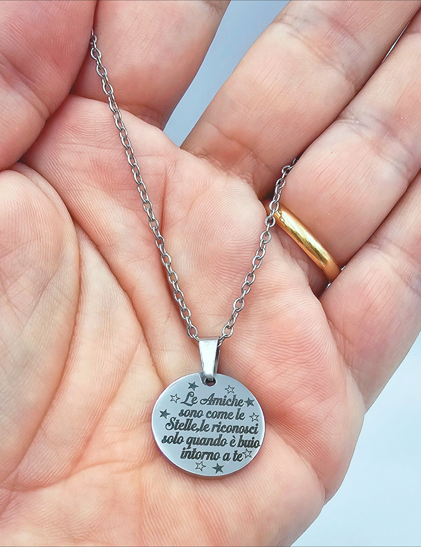 Collana personalizzata con frase