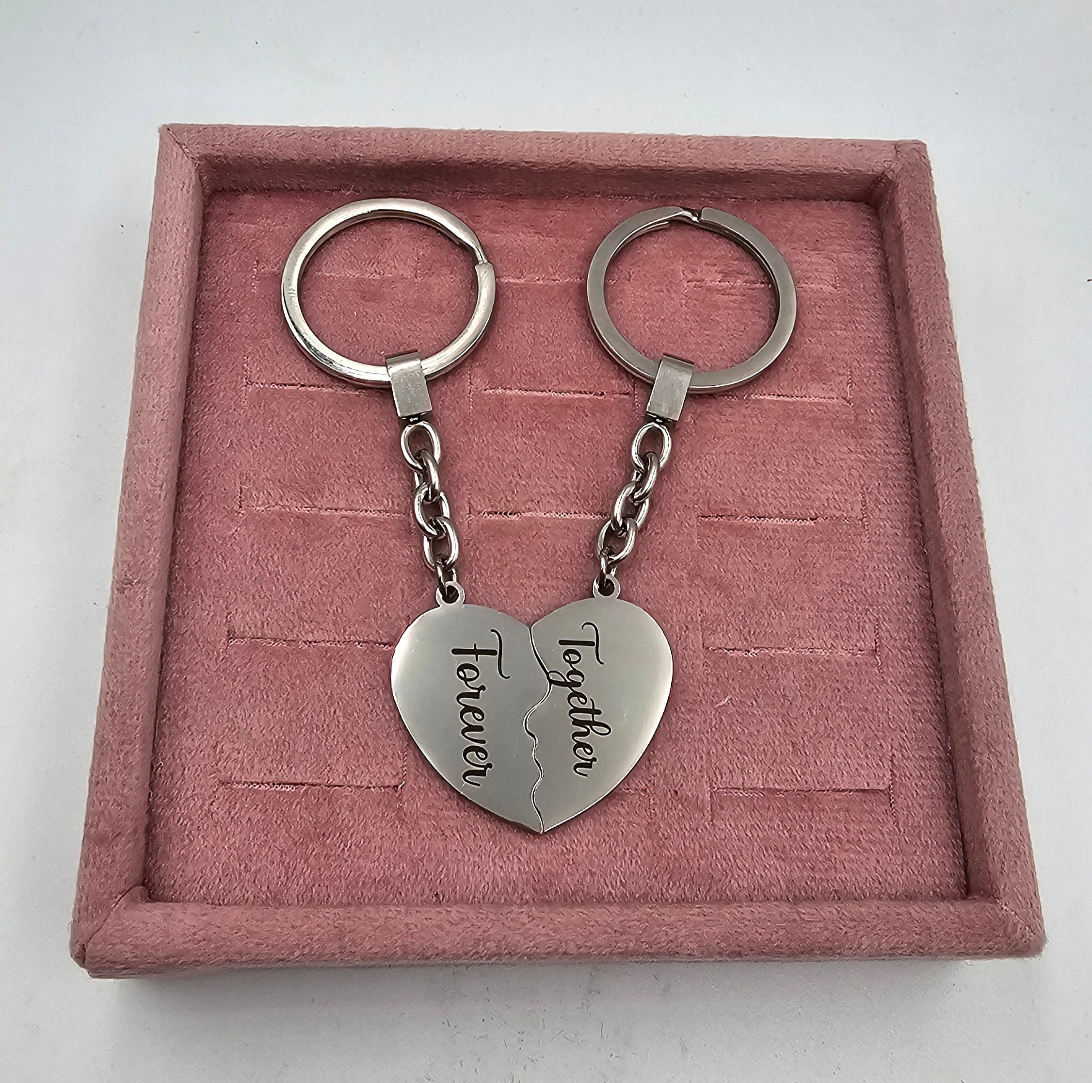 Coppia di Portachiavi con Cuore