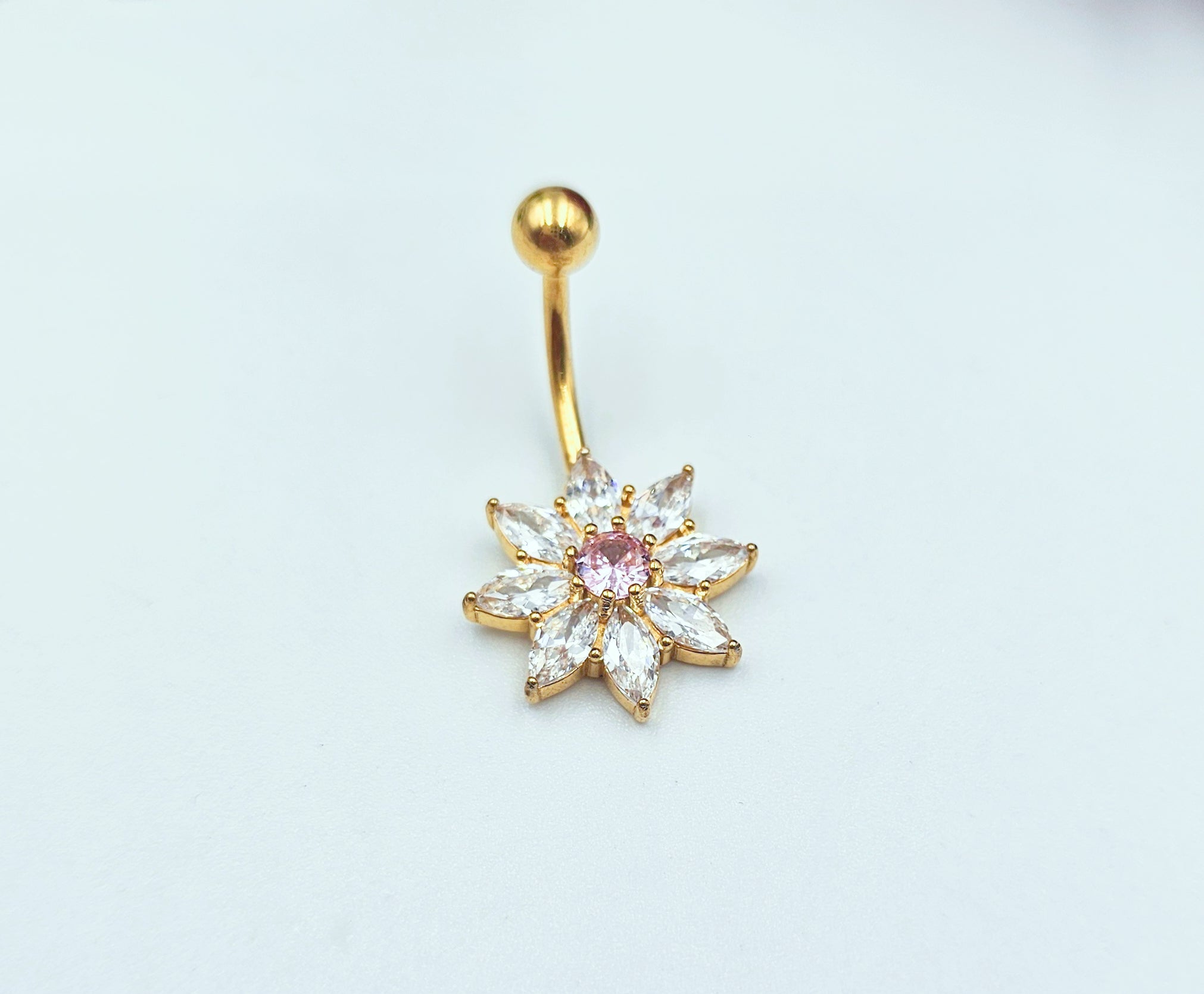Piercing per Ombelico con Fiore