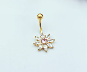Piercing per Ombelico con Fiore