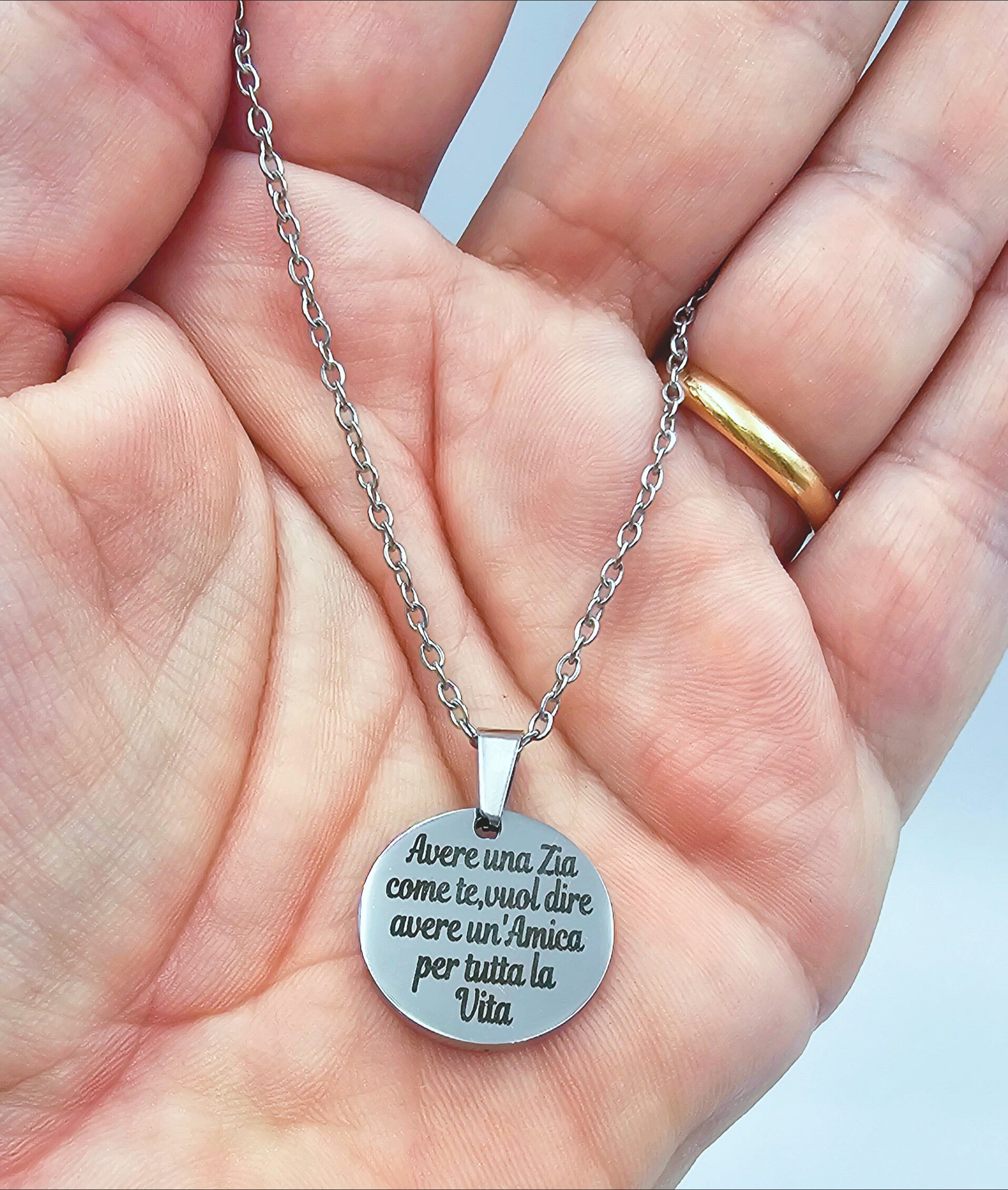 Collana personalizzata con frase