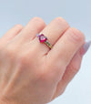 Anello con Cuore Rosso