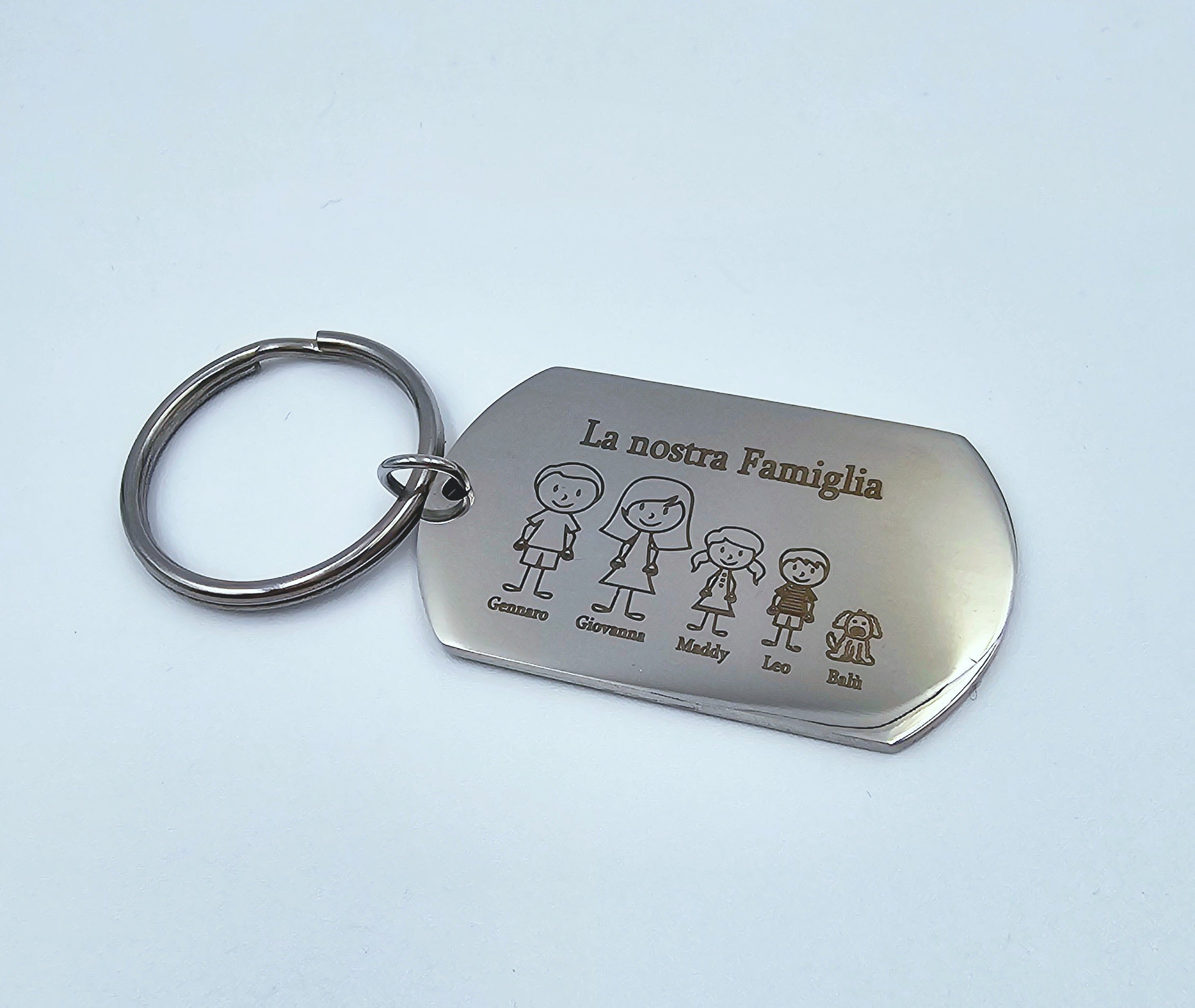 Portachiavi personalizzato con Famiglia