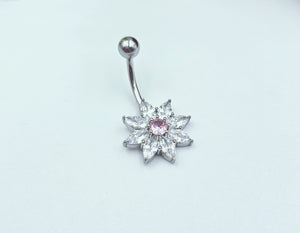 Piercing per Ombelico con Fiore