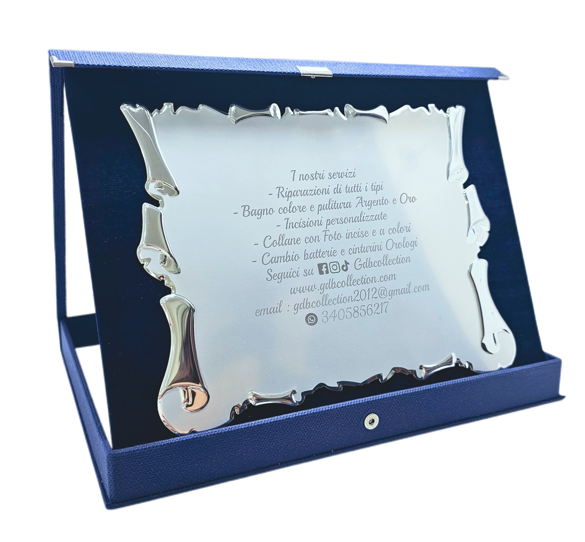 Targa commemorativa pergamena