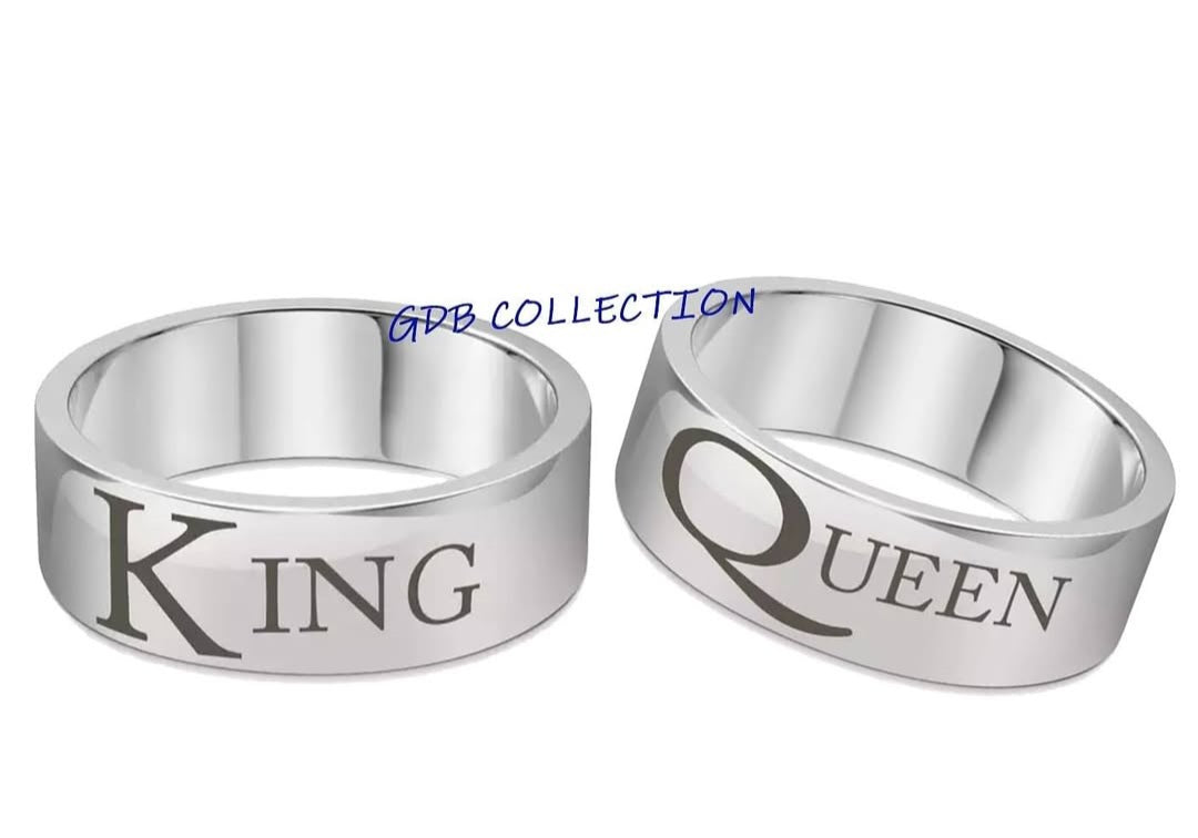 Coppia di Anelli King & Queen